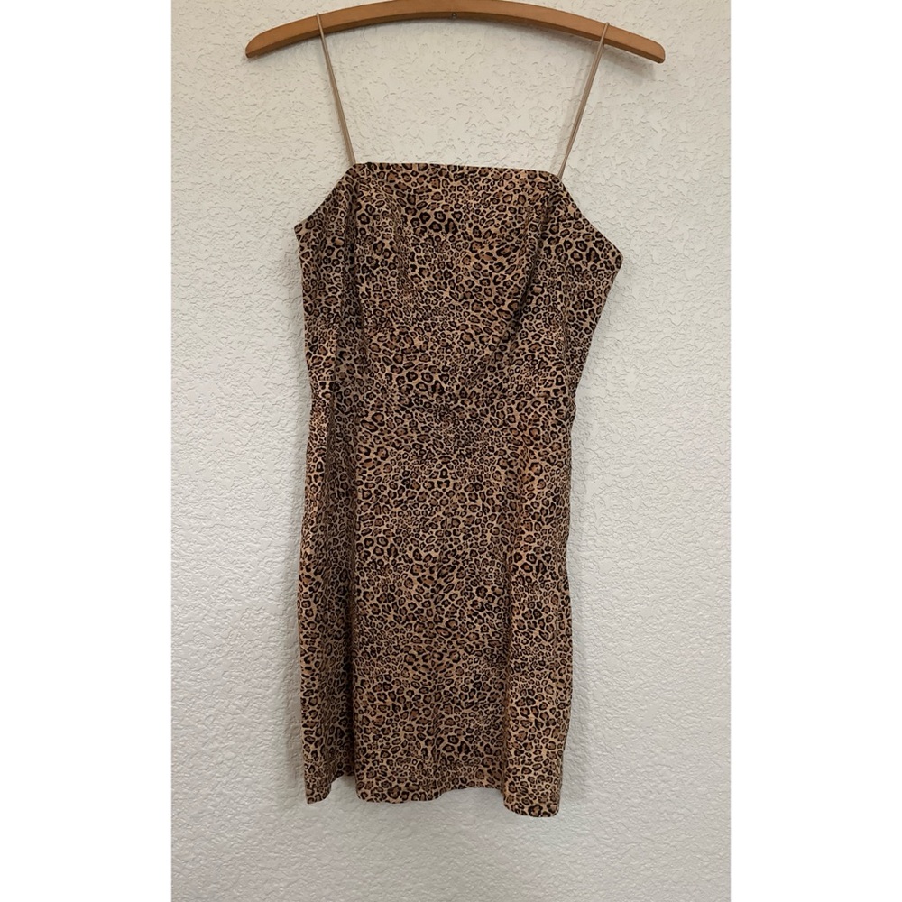 Urban Outfitters Cheetah Print Mini Dress Women’s Size 2